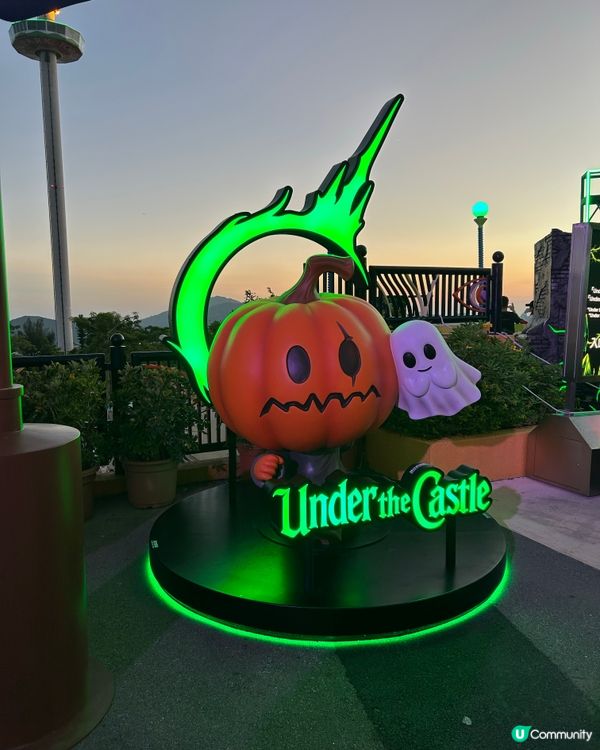 中秋入Ocean park 打卡,追月成功,月亮又圓又大🎋
