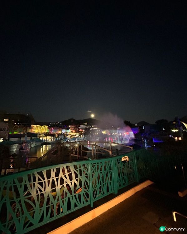 中秋入Ocean park 打卡,追月成功,月亮又圓又大🎋