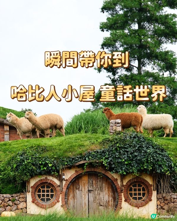 瞬間帶你到 哈比人小屋 童話世界
