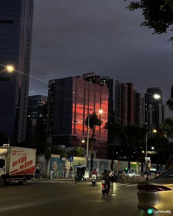 小紅書大熱! 深圳福田最靚「日落大廈」🌅附參考拍攝機位📷