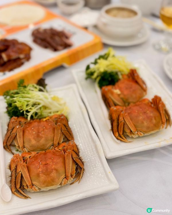 令人超滿足的大閘蟹放題🦀任食片皮鴨、點心小菜甜品😍 