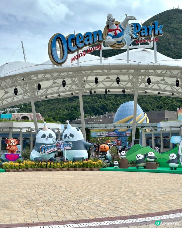 海洋公園一日遊！🐼