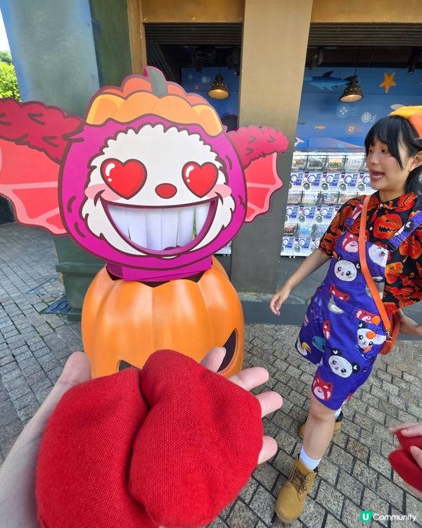🎃香港親子萬聖節好去處！海洋公園日頭一樣咁好玩 🍬

