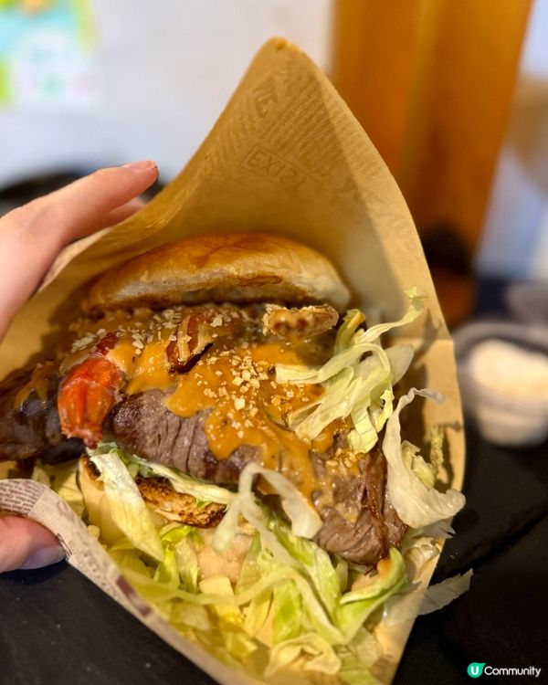 【半夜肚餓食咩好？🍔牛頭角邪惡漢堡！份量十足】