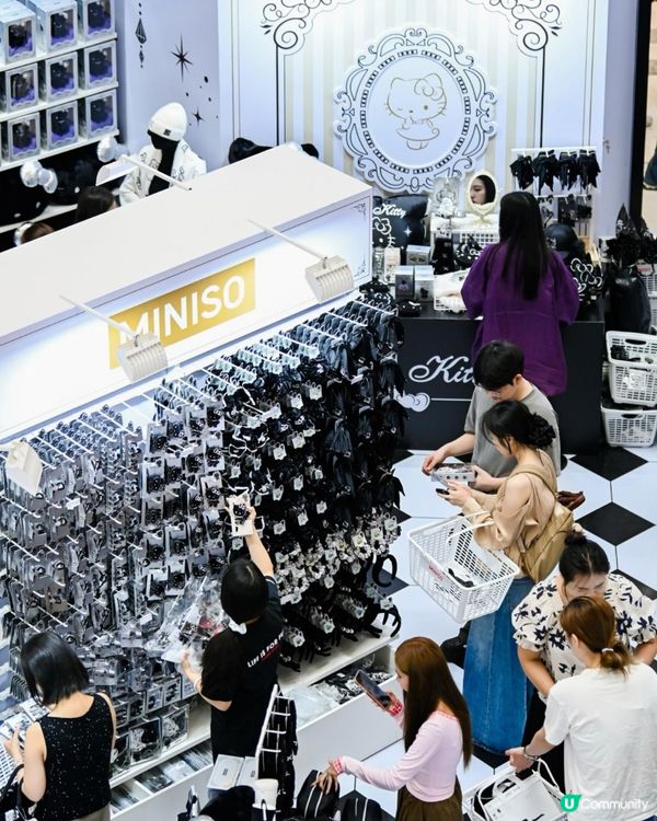 Hello Kitty黑白系列快閃店登陸深圳🛍️ 40+款限定周邊! 附預約教學