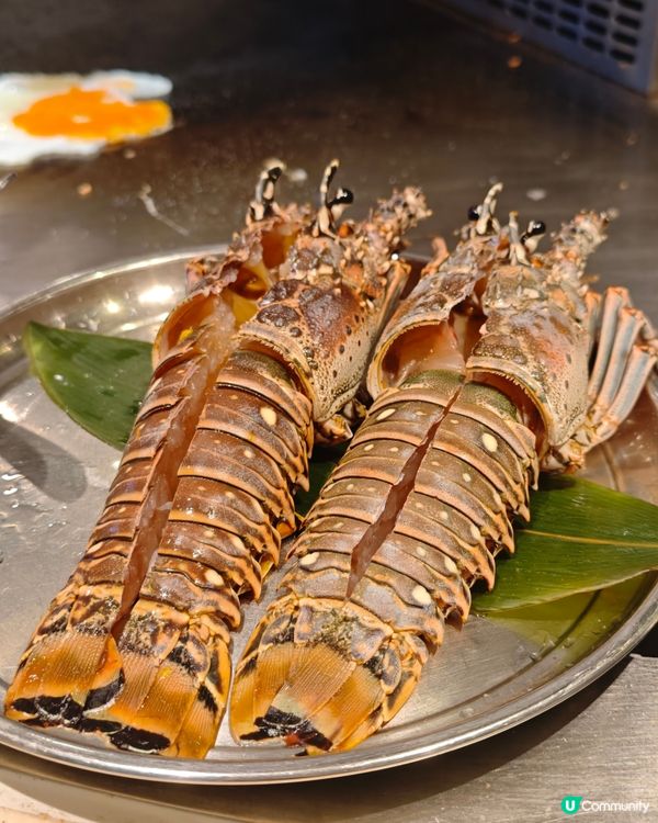 鐵板燒無限追加龍蝦🦞和牛🐮鵝肝！