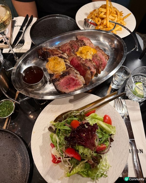 維港絕景食極品牛扒！🥩😆