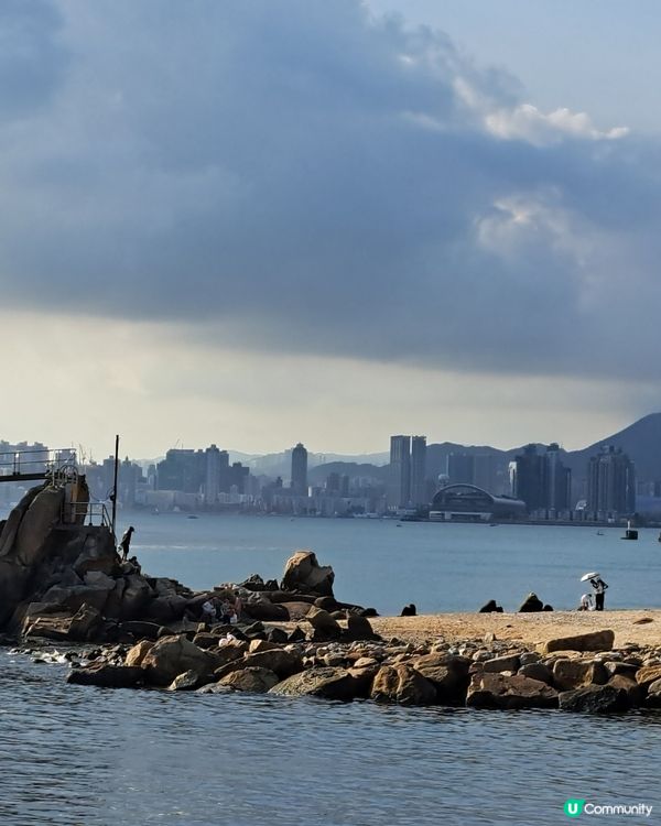 鯉魚門變成一個釣魚好地方