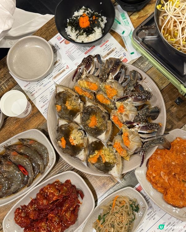 韓國朋友激推🇰🇷弘大必吃人均百元果凍醬蟹
