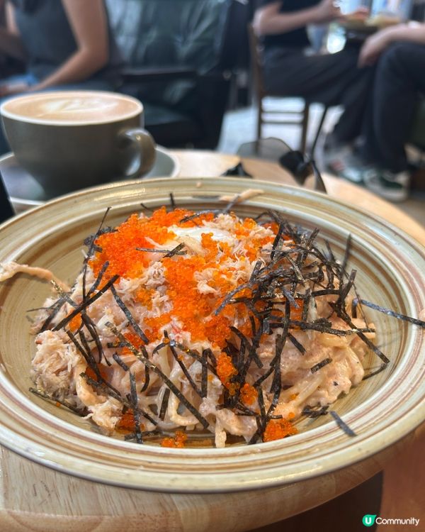 必試蟹肉意粉🦀☕