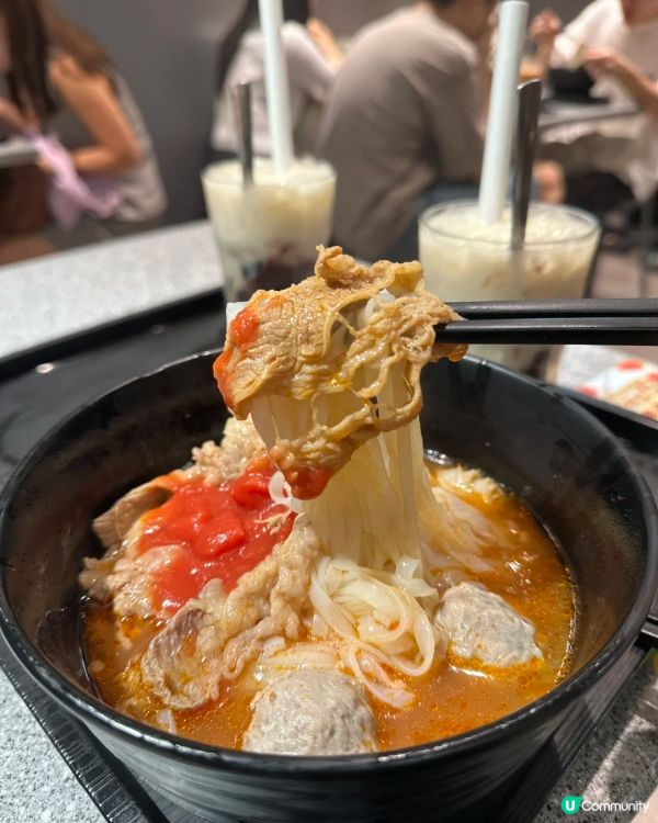 元朗起家老字號！永年士多番茄車仔麪太正🍜