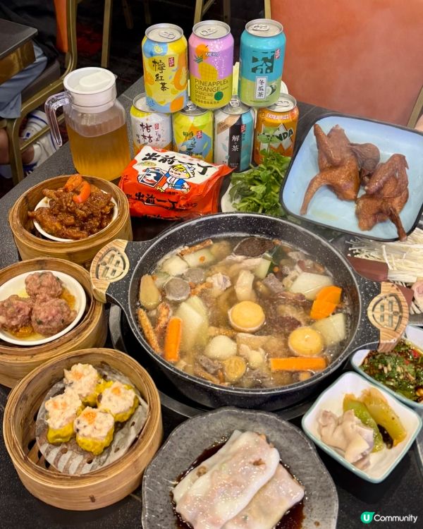 不敢相信這是香港物價｜100+暢吃雞煲點心