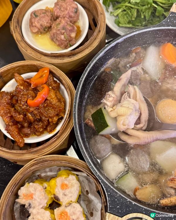 不敢相信這是香港物價｜100+暢吃雞煲點心