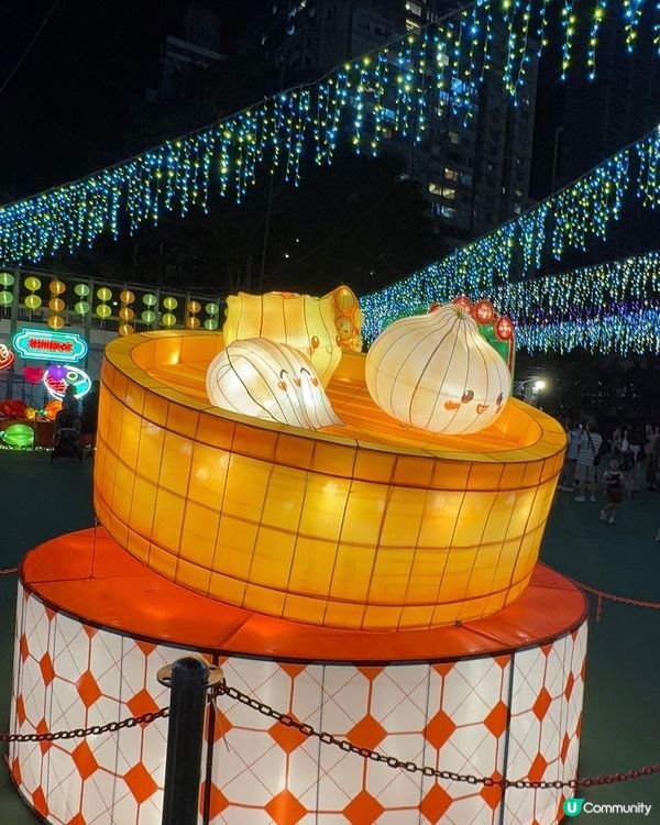 去維園看花燈，但冇排隊看花燈長廊