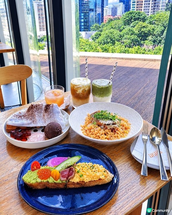 尖沙咀k11musea慢活玻璃西日Cafe🍝