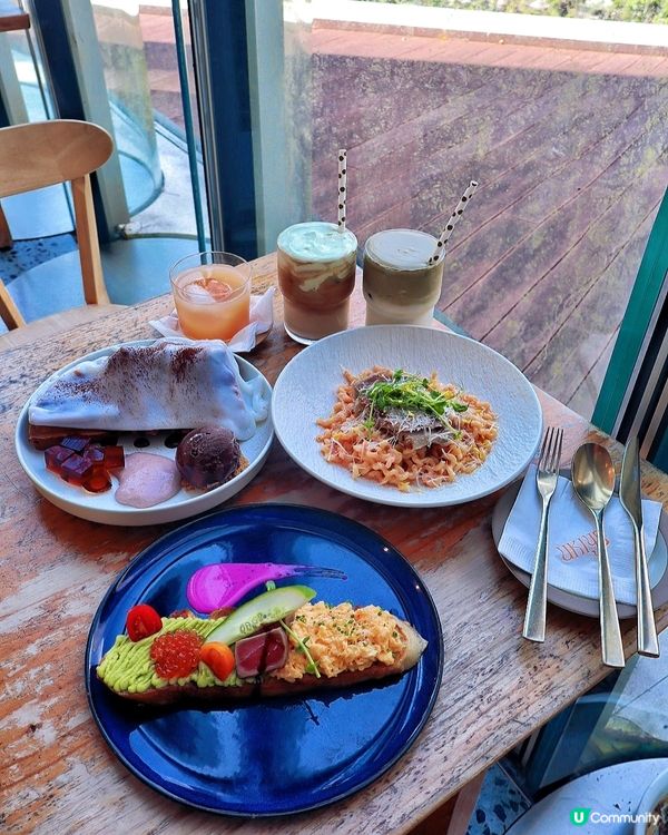 尖沙咀k11musea慢活玻璃西日Cafe🍝