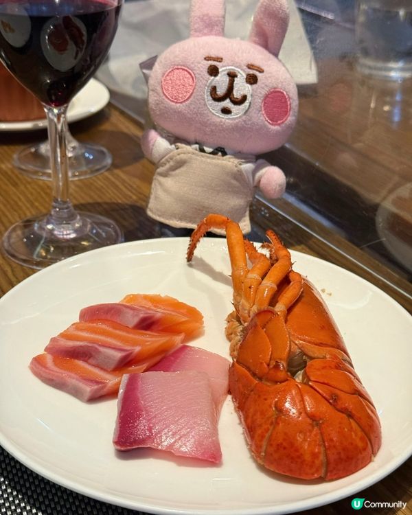 人氣海景自助餐🧡任食生蠔和牛長腳蟹盛宴🫶🏻心太軟自訂文字畫碟🐰