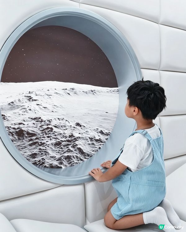 🚀帶A先生一秒飛去2048年!《飛奔到月球》沉浸式太空展 🌕