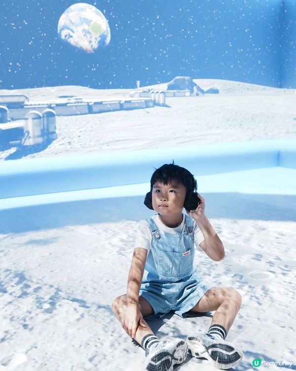 🚀帶A先生一秒飛去2048年!《飛奔到月球》沉浸式太空展 🌕