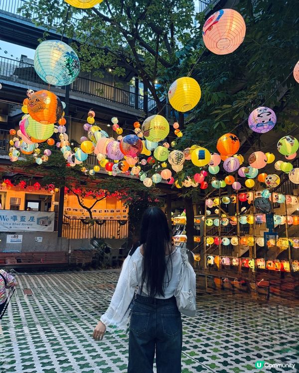 藍屋中秋夜，花燈超有Feel!🏮