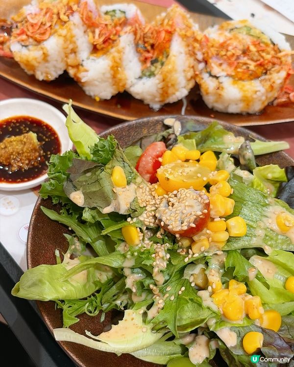 尖沙咀海港城新Food Court😍超巨型壽司卷‼️