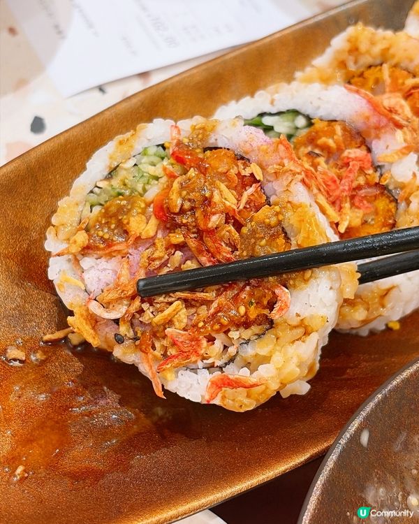 尖沙咀海港城新Food Court😍超巨型壽司卷‼️