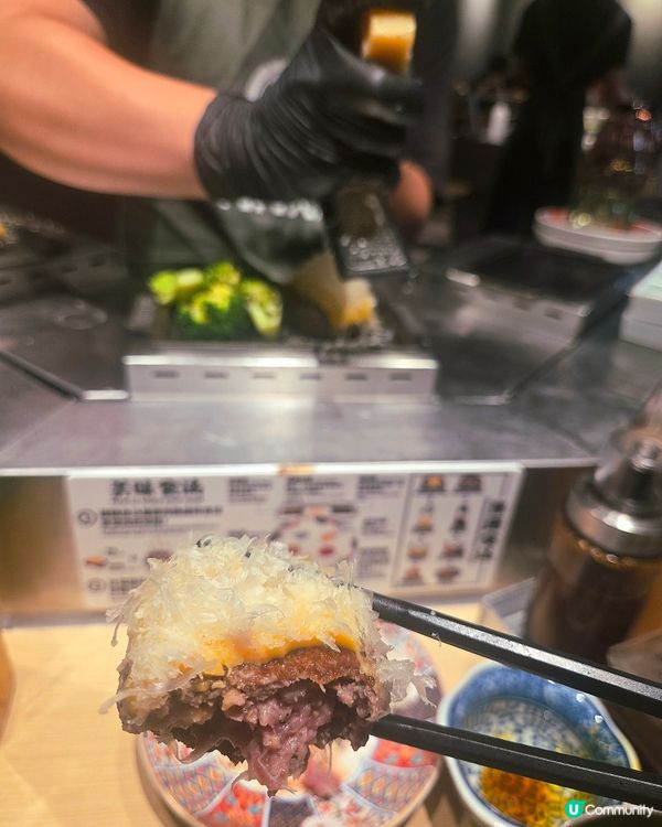🇭🇰｜沙田｜席前鐵板現煎日式漢堡肉
