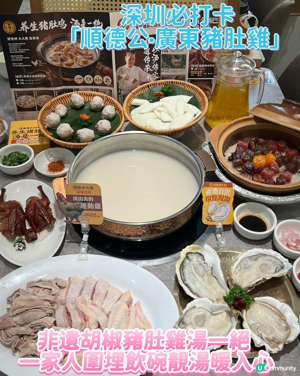 深圳必試順德公豬肚雞🍲