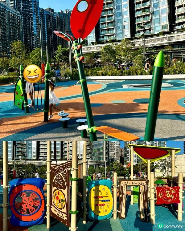 將軍澳超大共融公園🎡小朋友玩唔停😍