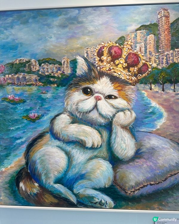 海港城路過｜被托腮貓治癒的一刻🐱