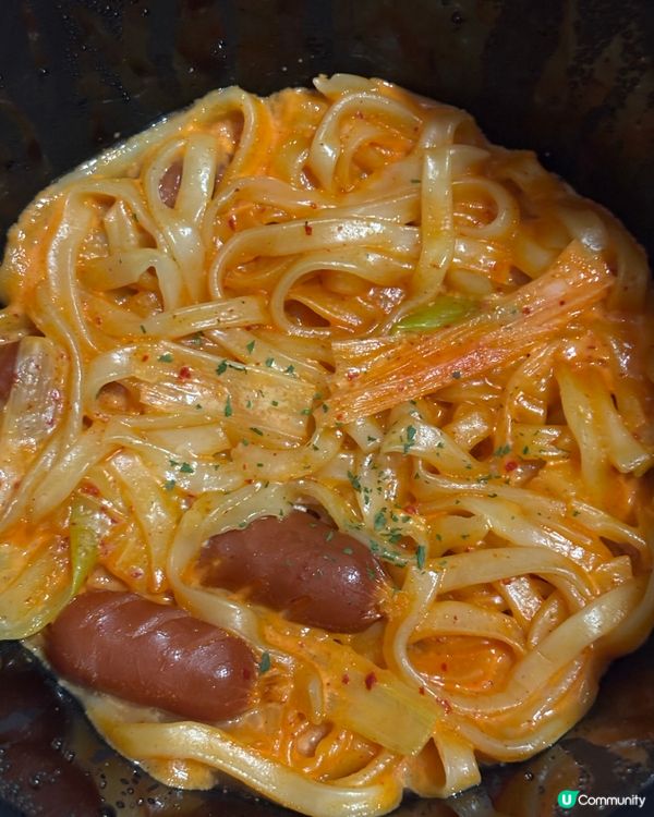 尖沙咀seoul noodles玫瑰醬意粉試食🍝