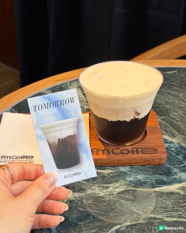 韓國釜山代表性精品咖啡fm coffee喺中上環之間開咗第一...