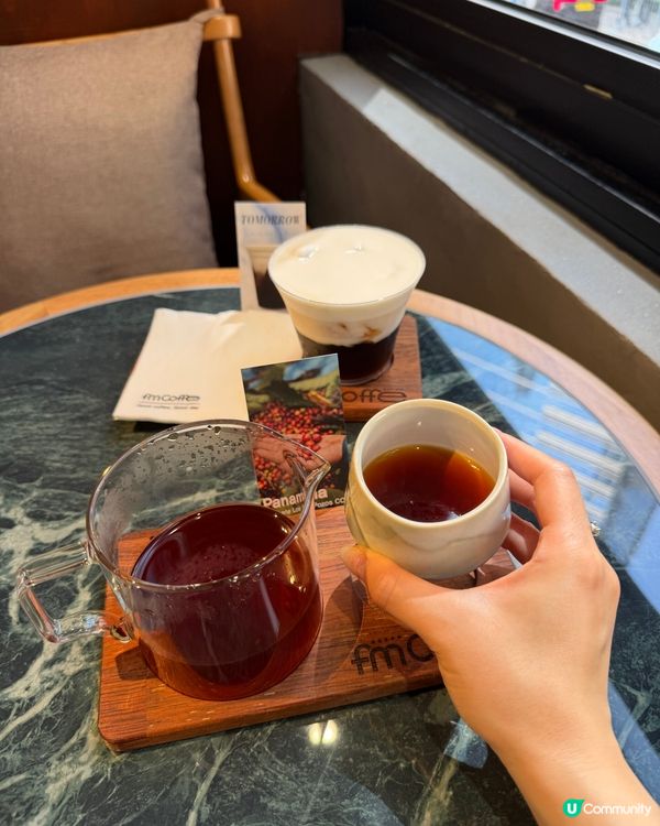 韓國釜山代表性精品咖啡fm coffee喺中上環之間開咗第一...