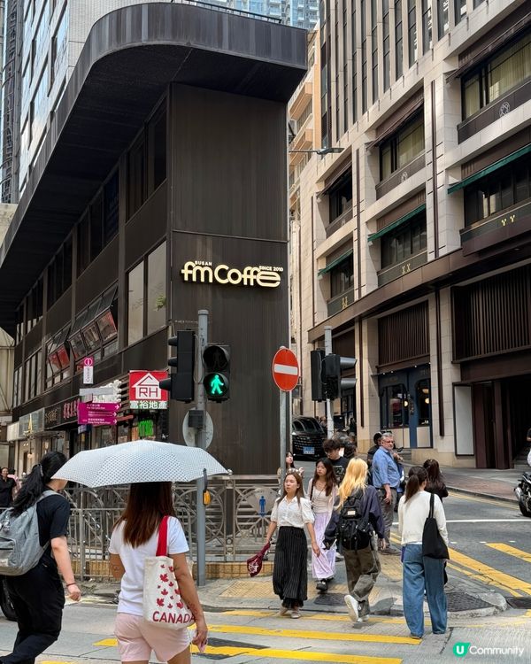 韓國釜山代表性精品咖啡fm coffee喺中上環之間開咗第一...