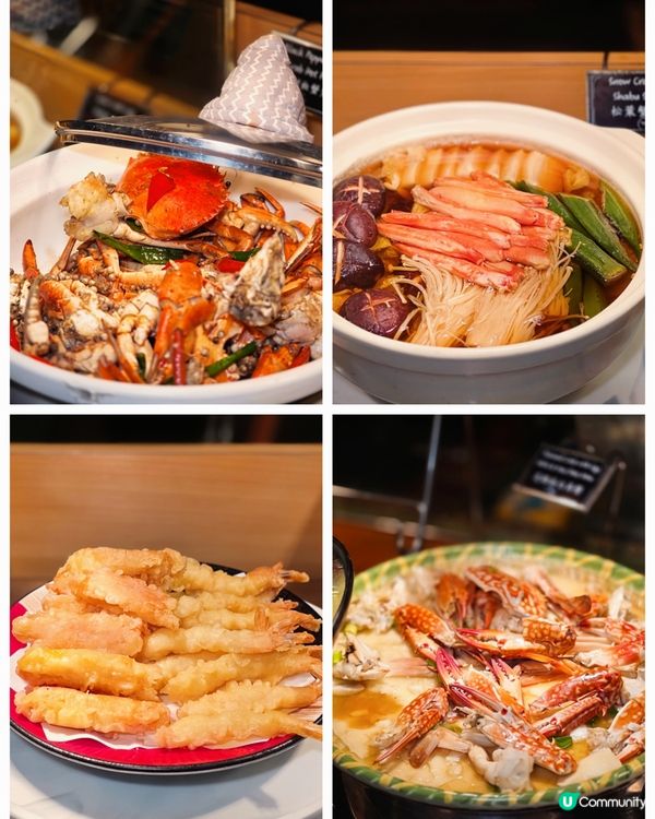 秋季限定「金秋豐盛海鮮蟹宴」！大閘蟹、任食龍蝦、無限添食