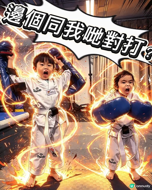 3歲學跆拳道，強身健體🥋