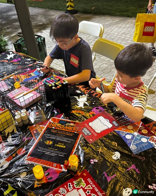 萬聖節狂歡！🎃 免費玩！西九 LEGO 英雄戶外派對