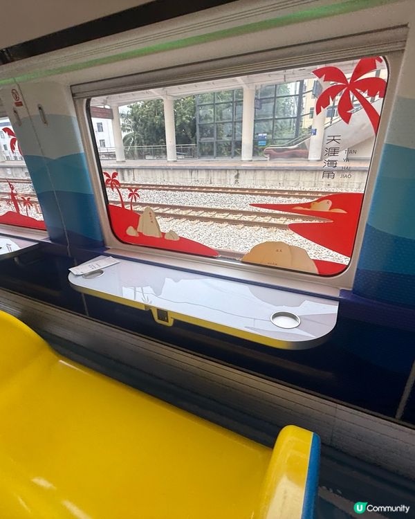🚂【三亞隱藏版絕景交通】從鳳凰機場出發！搭上「夢幻海洋列車」
