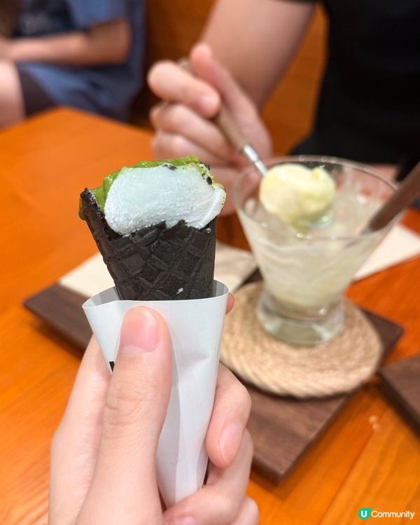 挑戰高濃度抹茶大福!仲食到芥辣雪糕🍦