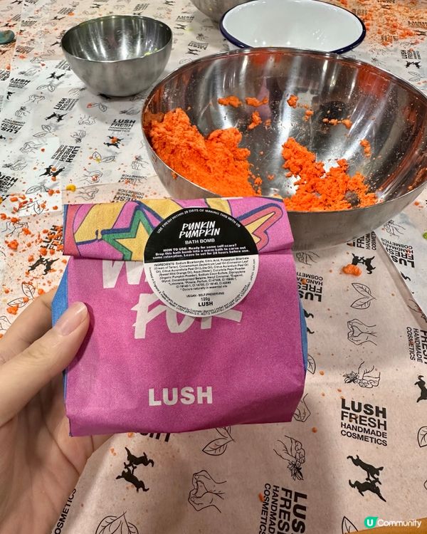 LUSH 汽泡彈手製工作坊
