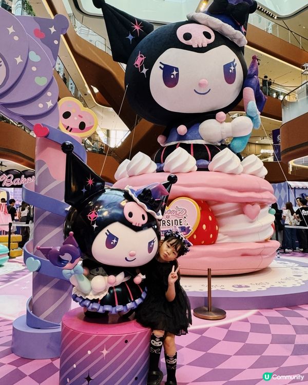 啟德 AIRSIDE 巨型 Kuromi 登場🖤