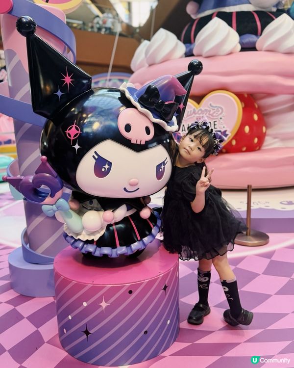啟德 AIRSIDE 巨型 Kuromi 登場🖤