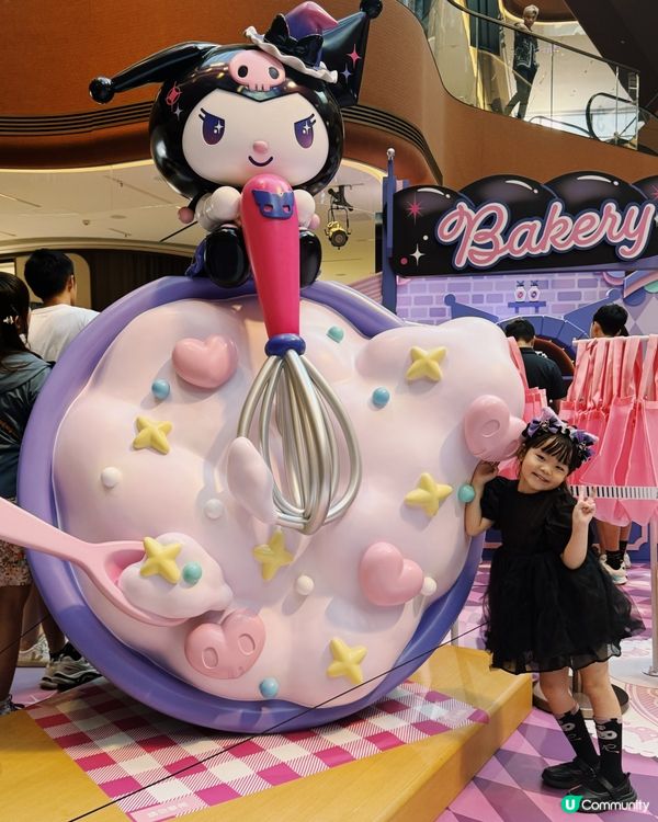 啟德 AIRSIDE 巨型 Kuromi 登場🖤