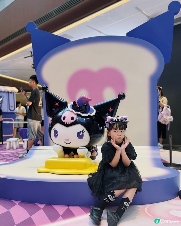 啟德 AIRSIDE 巨型 Kuromi 登場🖤