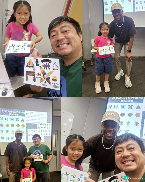 Ndebele 彩繪明信片工作坊 🔴🟨🔷️🔺️🔘