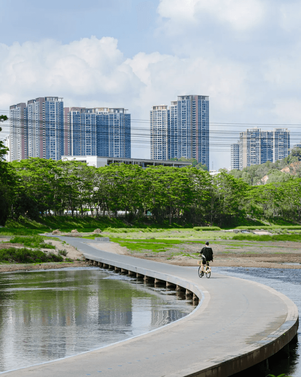 深圳全新郊游好去處龍崗河碧道🚶🏻啱晒親子出遊散步、踩單車🚲