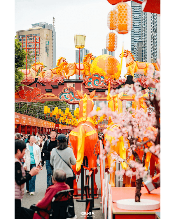 深圳羅湖愛國路花市開鑼🌸千米花街逾340+攤位😍必打卡新年燈會✨