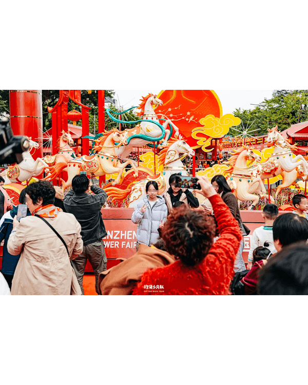 深圳羅湖愛國路花市開鑼🌸千米花街逾340+攤位😍必打卡新年燈會✨