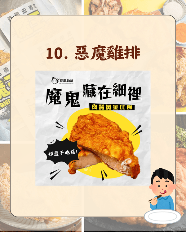 台灣10大人氣雞排排行榜出爐🤤有2間香港都有分店❗連Twice子瑜都推介