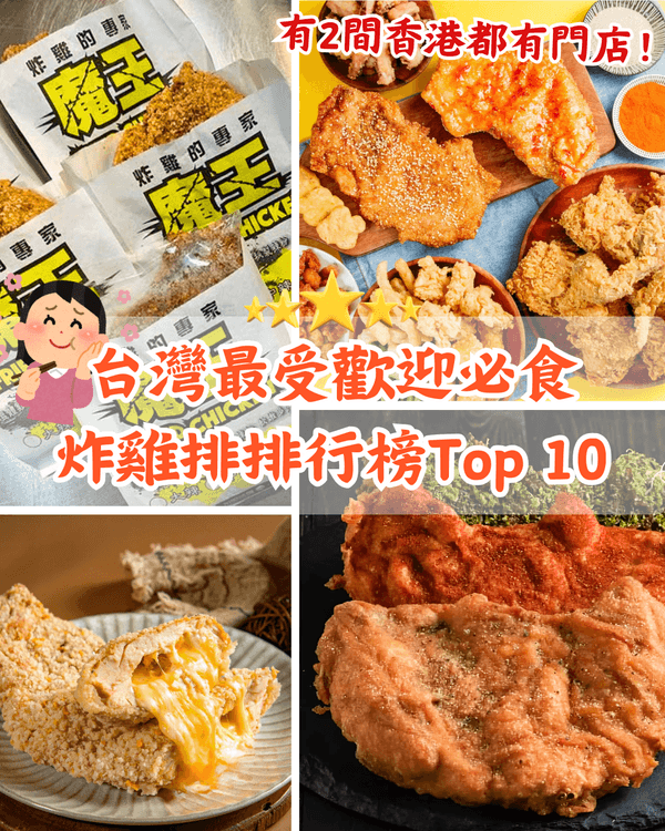 台灣10大人氣雞排排行榜出爐🤤有2間香港都有分店❗連Twice子瑜都推介